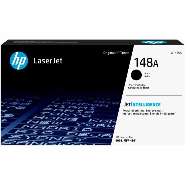 HP I W1480A HP 148A Original Standard Yield Laser Toner Cartridge - Black - 1 Each