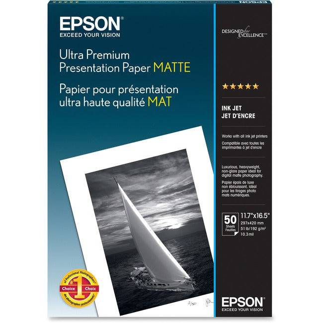 Epson S041343 50 SHEET 11.7X16.5 A3 ARCHIVAL