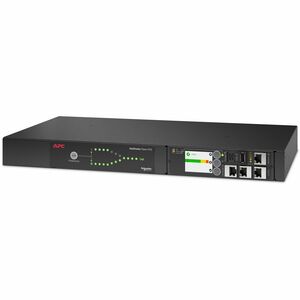 APC by Schneider Electric AP4421A APC Netshelter Rack Automatic Transfer Switch, 1U, 10A, 230V, C14 IN, 12 C13 OUT, 50/60Hz