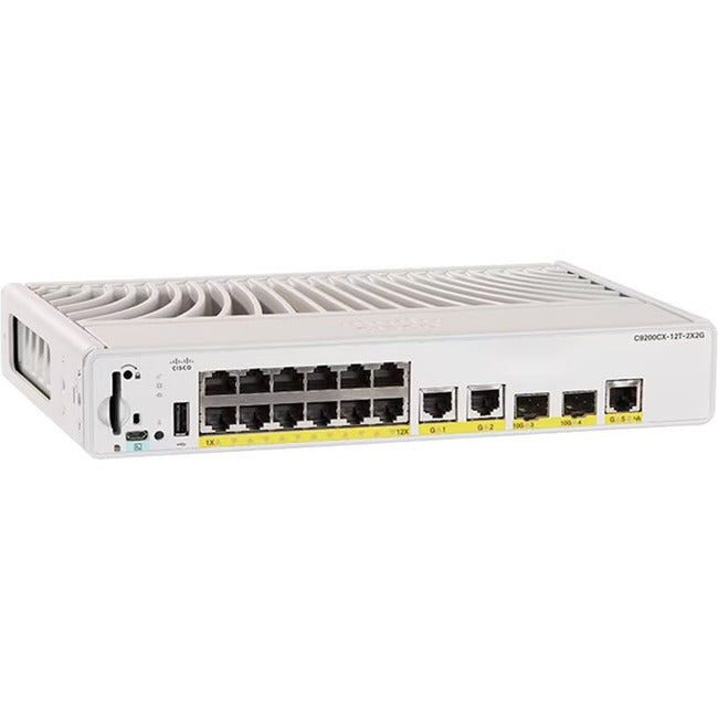 Cisco C9200CX-12P-2X2G-E Catalyst C9200CX-12P-2X2G Ethernet Switch