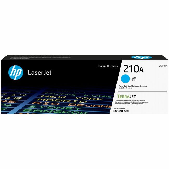 HP I W2101A HP 210A Original Laser Toner Cartridge - Cyan - 1 Each