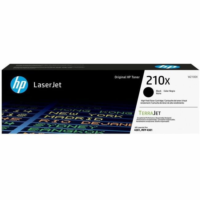HP I W2100X HP 210X Original High Yield Laser Toner Cartridge - Black - 1 Each