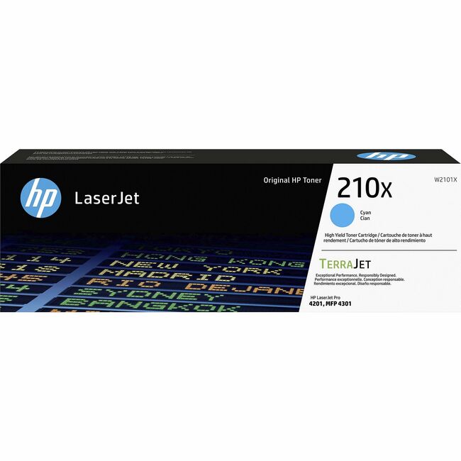 HP I W2101X HP 210X Original High Yield Laser Toner Cartridge - Cyan - 1 Each