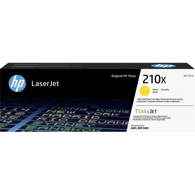 HP I W2102X HP 210X Original High Yield Laser Toner Cartridge - Yellow - 1 Each