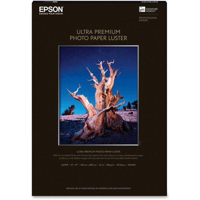 Epson S041407 50 SHEET 13 X 19 PREMIUM LUSTER