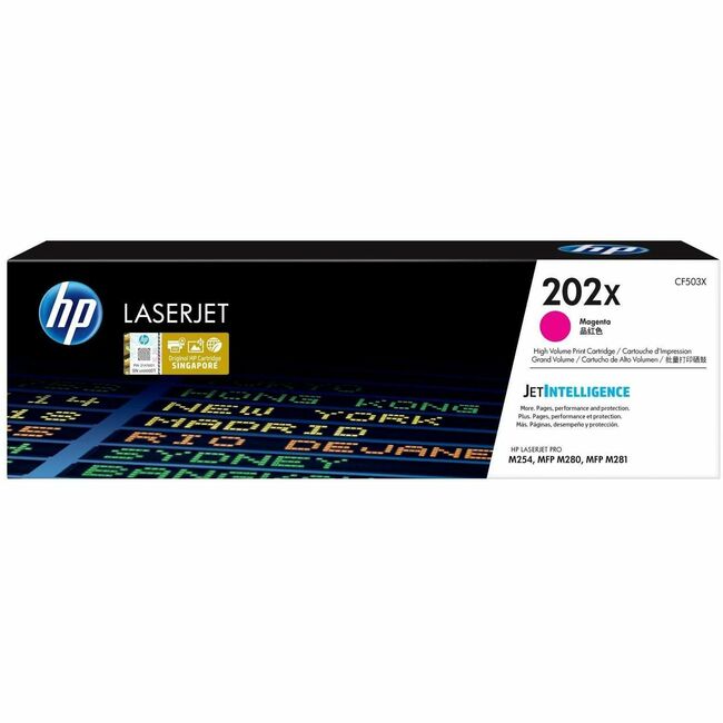 HP I CF503X HP 202X (CF503X) Original High Yield Laser Toner Cartridge - Magenta - 1 Each