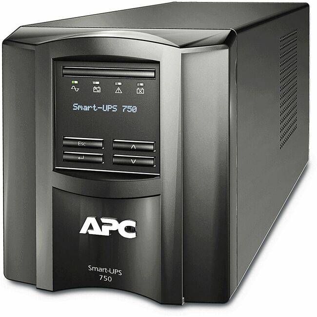APC by Schneider Electric SMT750C SMART-UPS 750VA LCD 120V WITH SMARTCONNECT