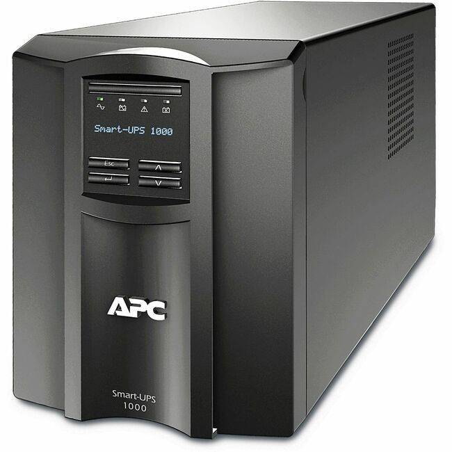APC by Schneider Electric SMT1000C SMART UPS 1000VA LCD 120V WITH SMARTCONNECT