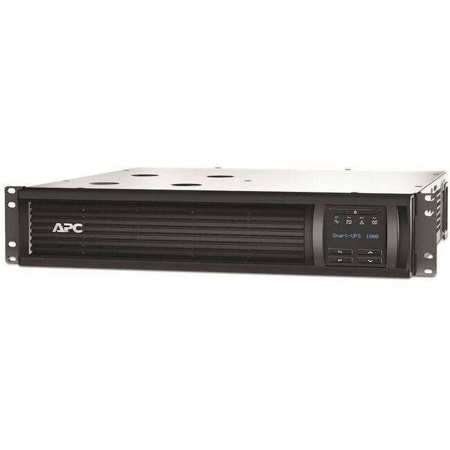 APC by Schneider Electric SMT1000RM2UC SMART UPS 1000VA LCD RM 2U 120V WITH SMARTCONNECT