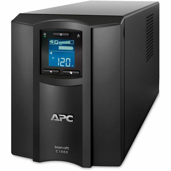 APC by Schneider Electric SMC1000C SMART UPS C 1000VA LCD 120V WITH SMARTCONNECT