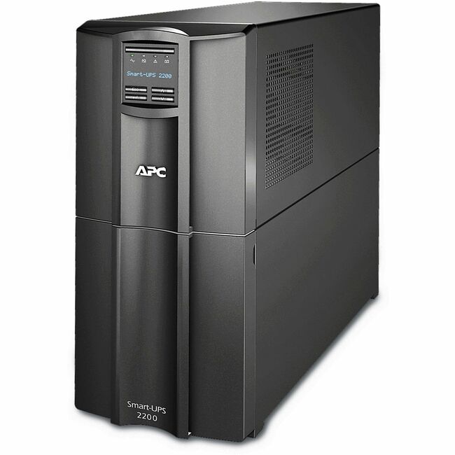 APC by Schneider Electric SMT2200C APC Smart-UPS, Line Interactive, 2200VA, Tower, 120V, 8x NEMA 5-15R+2x NEMA 5-20R outlets, SmartConnect Port+SmartSlot, AVR, LCD