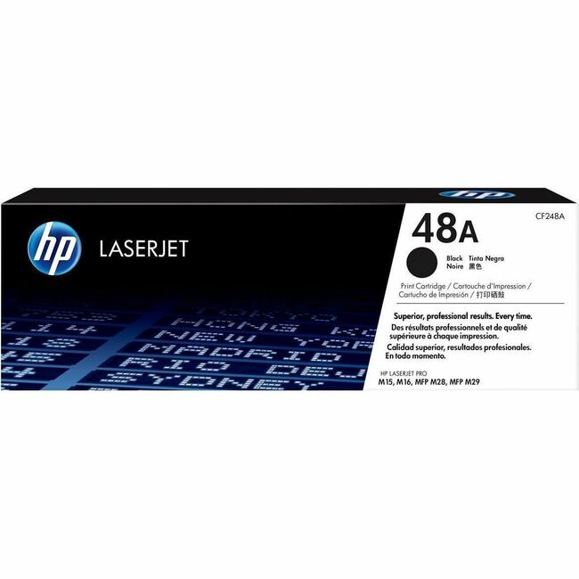 HP I CF248A HP 48A (CF248A) Original Laser Toner Cartridge - Black - 1 Each