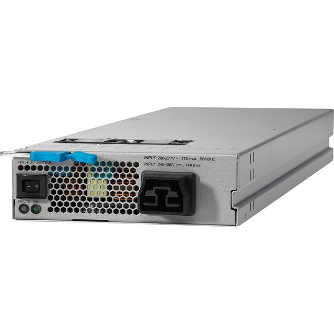 Cisco N9K-PUV-3000W-B= Nexus 9500 3000W Universal high voltage AC/DC PS, Port Side Intake