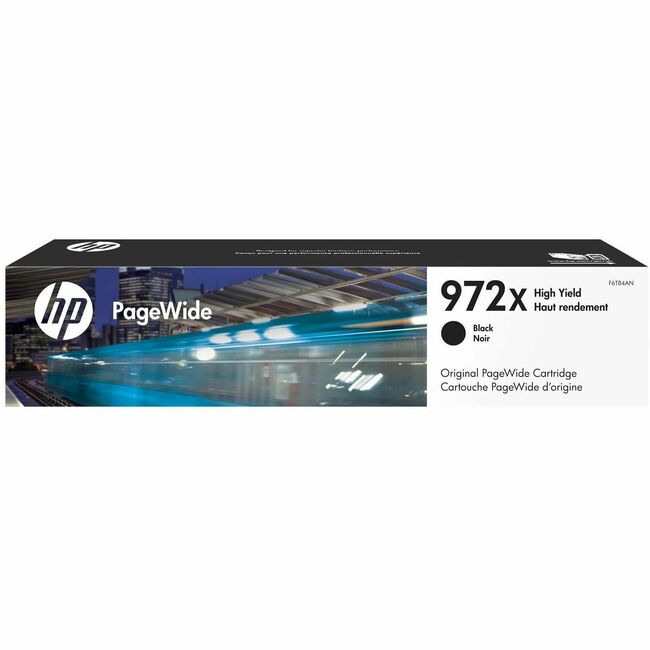 HP I F6T84AN HP 972X (F6T84AN) Original High Yield Page Wide Ink Cartridge - Single Pack - Black - 1 Each
