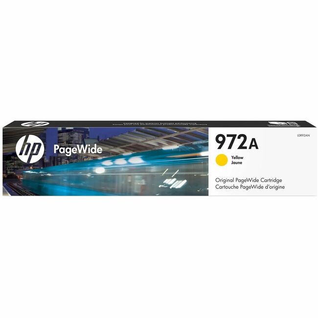 HP I L0R92AN HP 972A (L0R92AN) Original Standard Yield Page Wide Ink Cartridge - Single Pack - Yellow - 1 Each