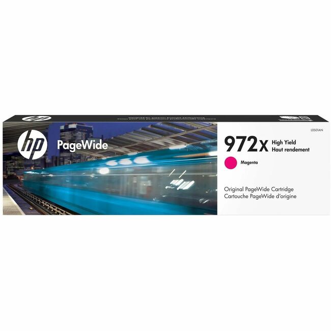 HP I L0S01AN HP 972X (L0S01AN) Original High Yield Page Wide Ink Cartridge - Single Pack - Magenta - 1 Each