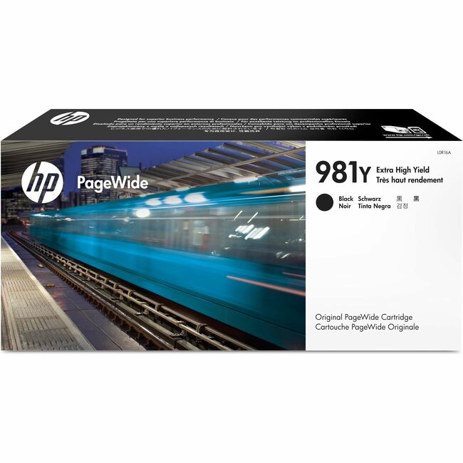 HP I L0R16A HP 981Y (L0R16A) Original Extra High Yield Page Wide Ink Cartridge - Black - 1 Each