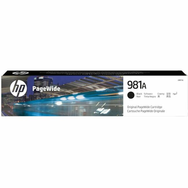 HP I J3M71A HP 981A (J3M71A) Original Page Wide Ink Cartridge - Single Pack - Black - 1 Each
