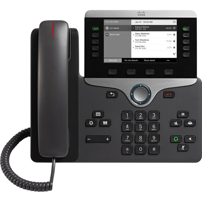 Cisco CP-8811-3PCC-K9= 8811 IP Phone - Corded - Wall Mountable, Desktop - Charcoal
