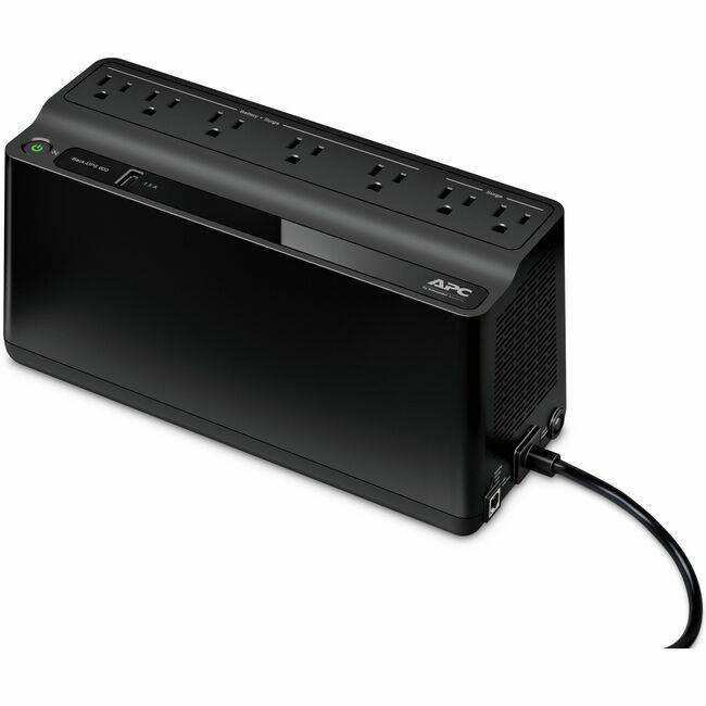 APC by Schneider Electric BE600M1 BACK-UPS ES 600VA 120V 1 USB CHARGING PORT