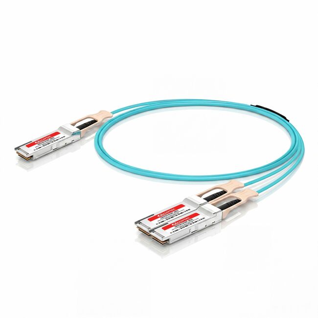 Accortec Incorporated 4Z57A14197-ACC AccortecHDR IB Active Optical Splitter QSFP56 Cable Lenovo Mellanox Compatible- 5M - Data Supplies 4Z57A14197-ACC