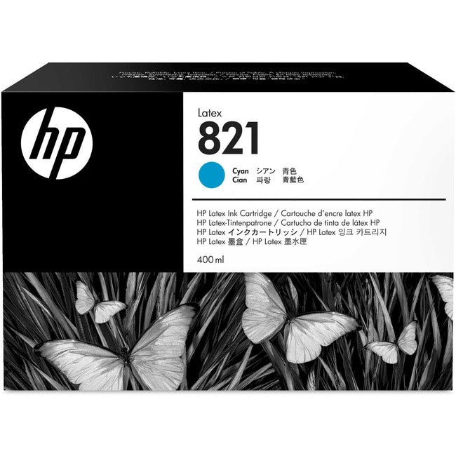 HP I G0Y86A HP 821 Original Inkjet Ink Cartridge - Cyan Pack