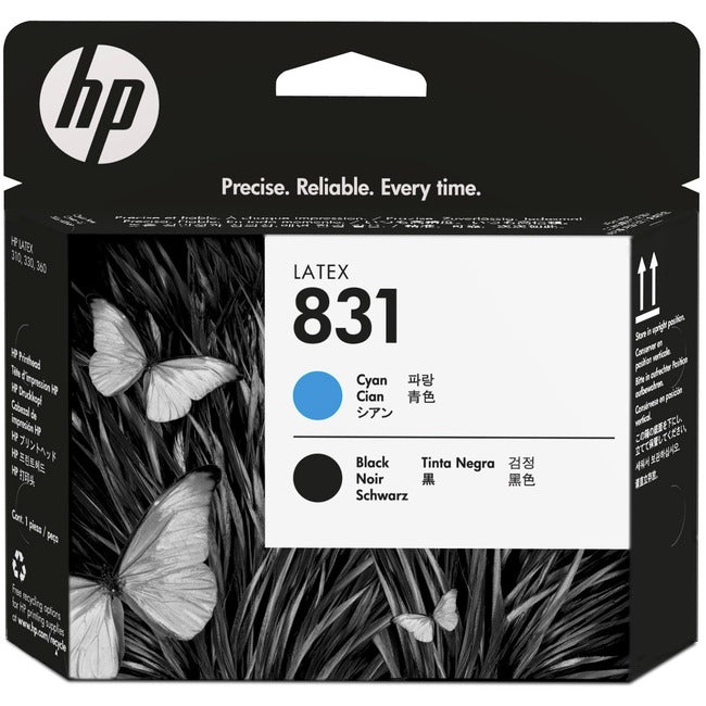 HP I CZ677A HP 831 Original Laser Printhead - Cyan, Black Pack