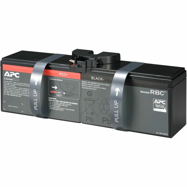 APC by Schneider Electric APCRBC161 APC Replacement Battery Cartridge for Back-UPS Pro, 24V 9Ah lead-acid battery, 2-year repair or replace warranty