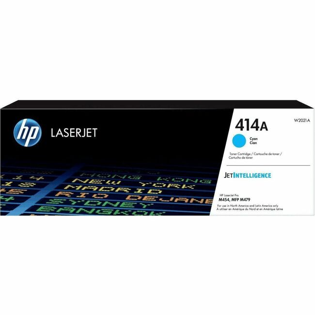 HP I W2021A HP 414A (W2021A) Original Laser Toner Cartridge - Cyan - 1 Each
