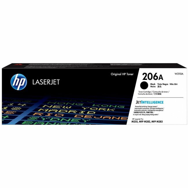 HP I W2110A HP 206A Original Standard Yield Laser Toner Cartridge - Black - 1 Each