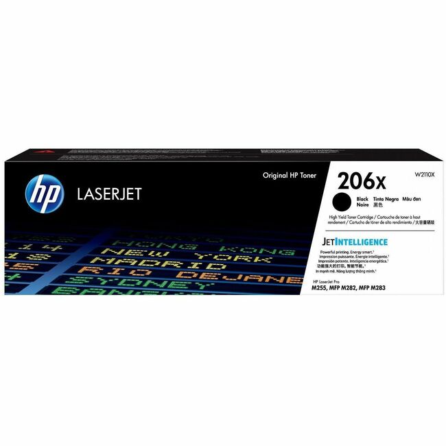 HP I W2110X HP 206X Original High Yield Laser Toner Cartridge - Black - 1 Each