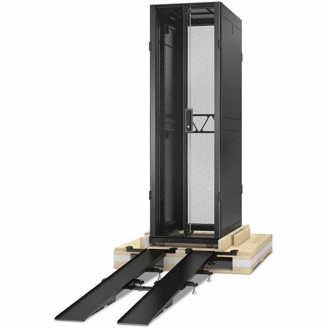 APC by Schneider Electric AR3100SPB2 Schneider Electric NetShelter SX, Server Rack Enclosure Gen 2, Shock Packaging, 2500 lbs, Black, 42U x 600W x 1070D