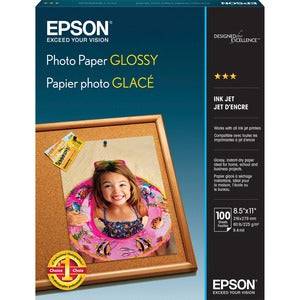 Epson S041271 100 SHEETS 8.5X11 PHOTO PAPER