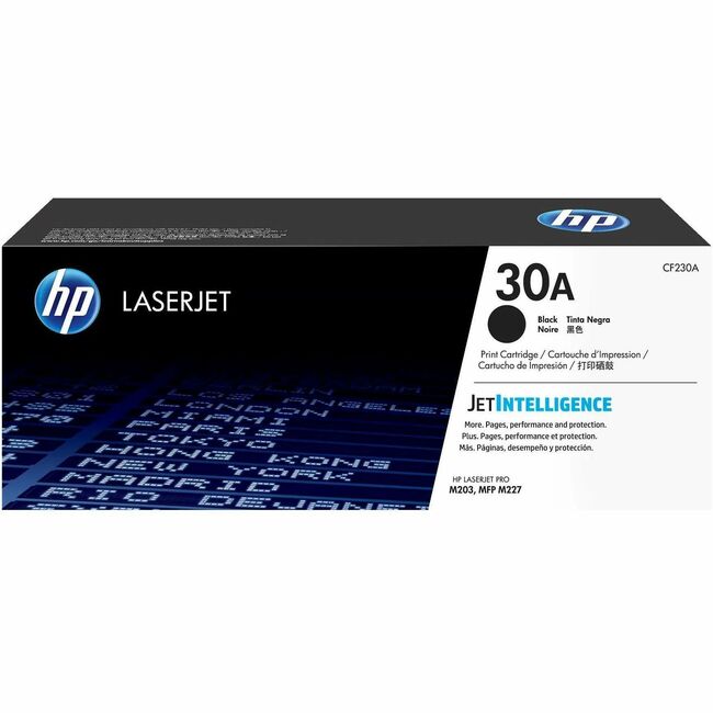 HP I CF230A HP 30A (CF230A) Original Laser Toner Cartridge - Single Pack - Black - 1 Each
