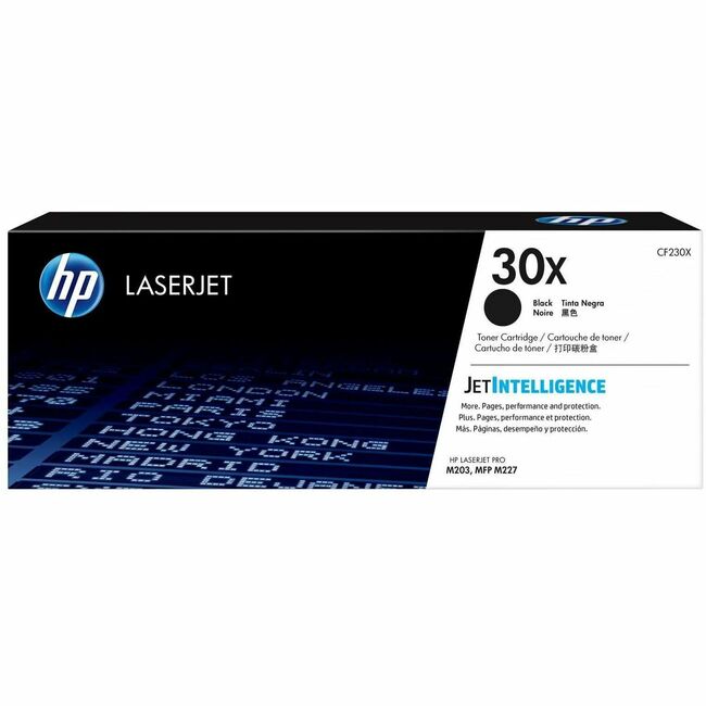 HP I CF230X HP 30X (CF230X) Original High Yield Laser Toner Cartridge - Single Pack - Black - 1 Each