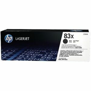 HP I CF283X HP 83X (CF283X) Original High Yield Laser Toner Cartridge - Single Pack - Black - 1 Each