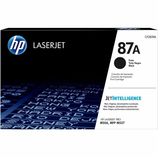 HP I CF287A HP 87A Original Laser Toner Cartridge - Black - 1 Each