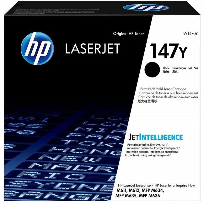 HP I W1470Y HP 147Y Original Extra High Yield Laser Toner Cartridge - Black - 1 Each