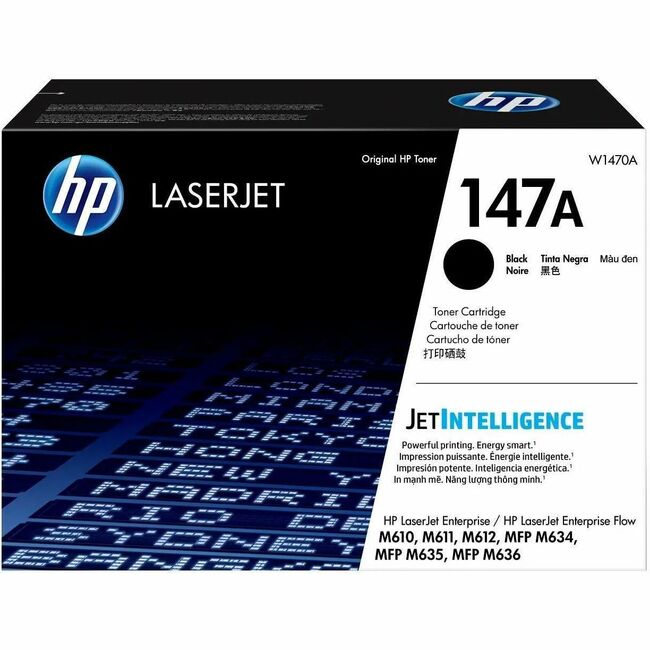 HP I W1470A HP 147A Original Laser Toner Cartridge - Black - 1 Carton