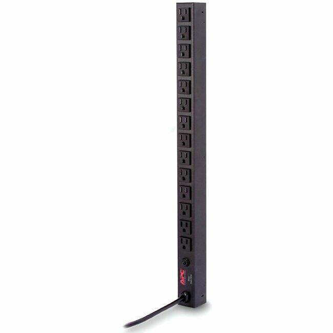 APC by Schneider Electric AP9567 APC NetShelter Basic Rack PDU, 0U, 15A, 100/120V, 14 NEMA 5-15 outlets