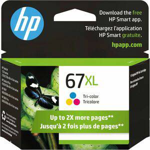 HP I 3YM58AN#140 HP 67XL TRI-COLOR ORIGINAL INK CRTG