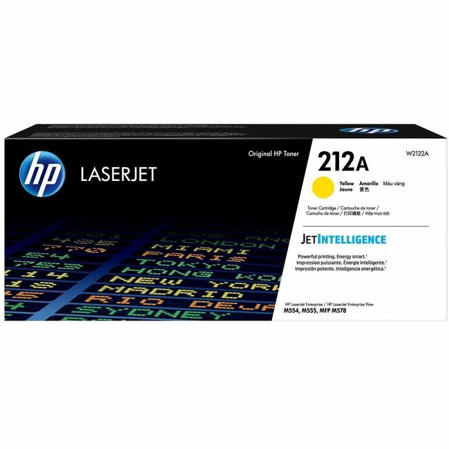 HP I W2122A HP 212A Original Standard Yield Laser Toner Cartridge - Yellow - 1 Each