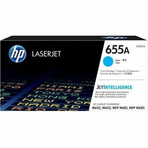 HP I CF451A HP 655A (CF451A) Original Laser Toner Cartridge - Cyan - 1 Each