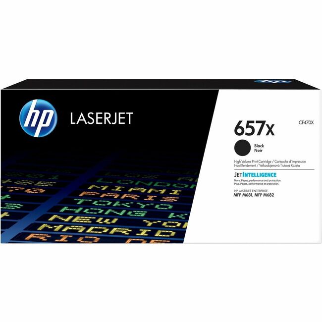 HP I CF470X HP 657X (CF470X) Original High Yield Laser Toner Cartridge - Black - 1 Each