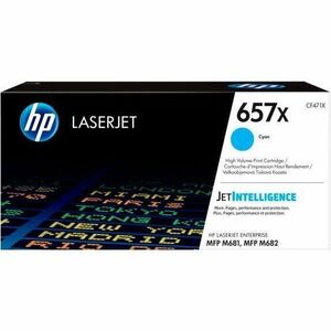 HP I CF471X HP 657X (CF471X) Original High Yield Laser Toner Cartridge - Cyan - 1 Each