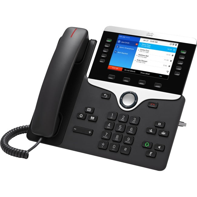 Cisco CP-8861-3PW-NA-K9= 8861 IP Phone - Corded - Corded - Wall Mountable, Desktop