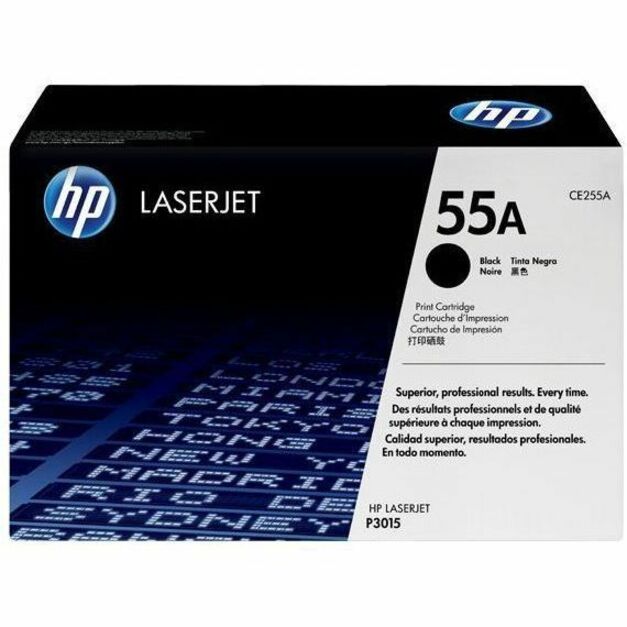 HP I CE255A HP 55A Original Laser Toner Cartridge - Black - 1 Each
