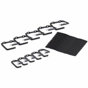 APC by Schneider Electric AR8113A APC NetShelter Cable Management, Rings, Set of 5 small and 5 large, Black