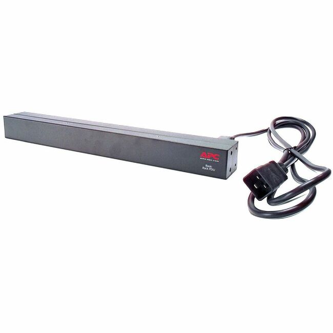 APC by Schneider Electric AP9565 APC NetShelter Basic Rack PDU, 1U, 1 phase, 3.7kW 230V 16A or 3.3kW 208V 16A, 12 C13 outlets, C20 cord