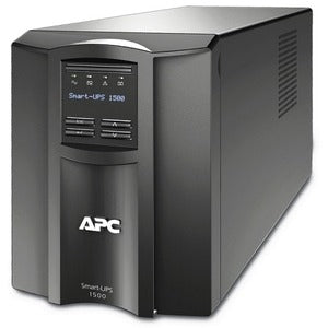 APC by Schneider Electric SMT1500I APC Smart-UPS, Line Interactive, 1500VA, Tower, 230V, 8x IEC C13 outlets, SmartSlot, AVR, LCD